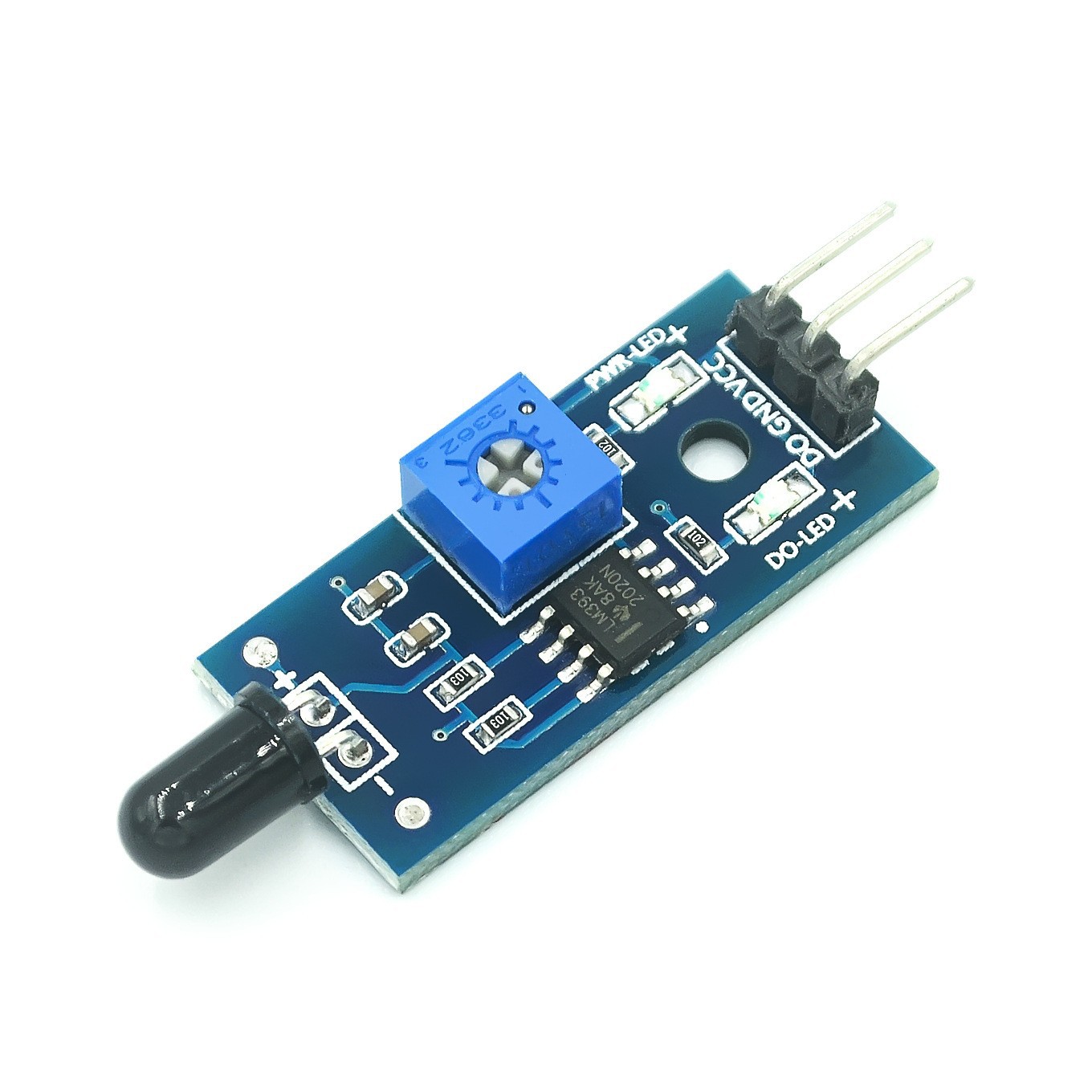 Module cảm biến lửa, Mạch cảm biến phát hiện ngọn lửa Flame sensor - Module arduino