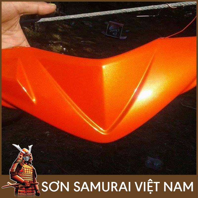 Sơn samurai màu cam - Chai sơn cam rực Y3505 sơn xịt samurai