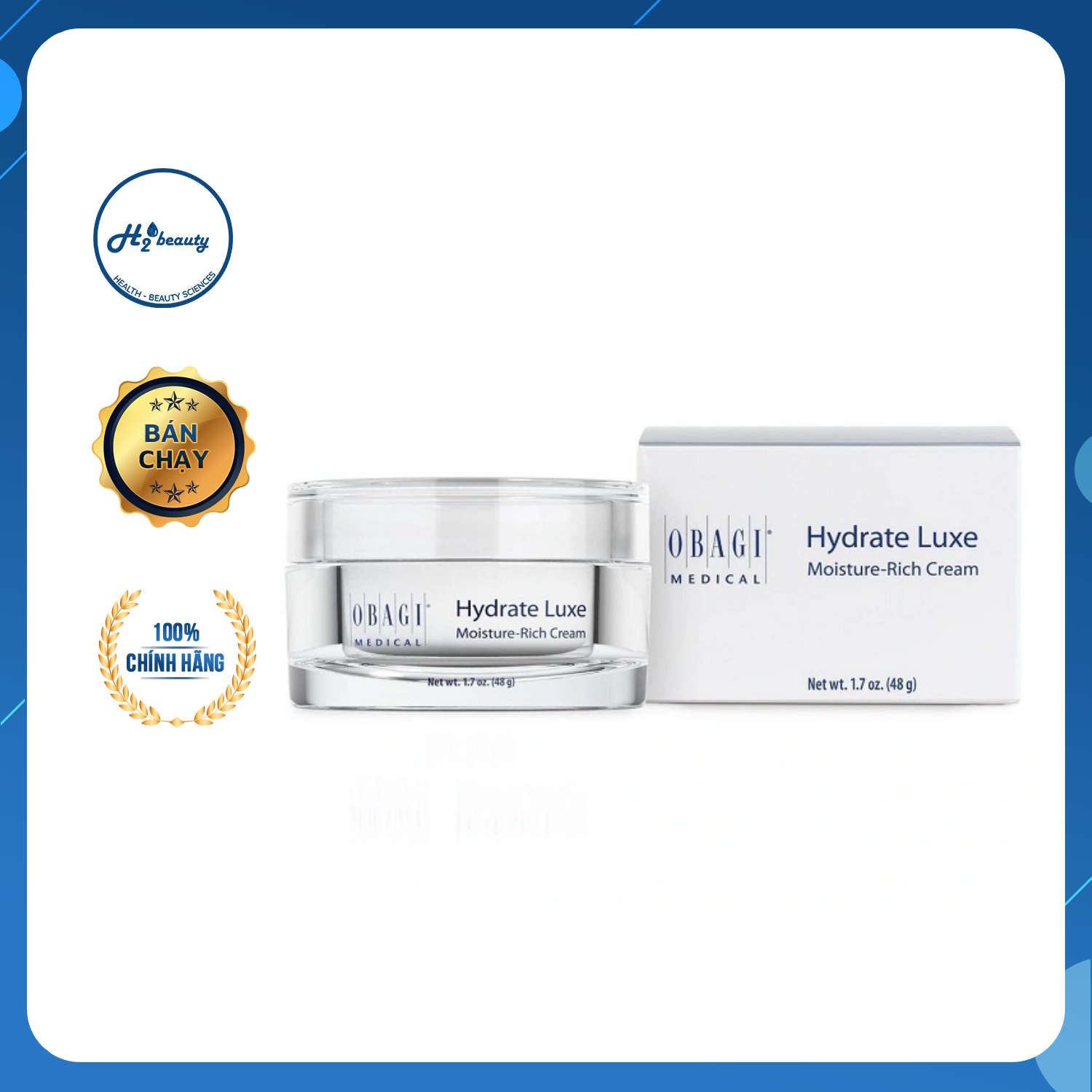 Kem dư.ỡng OBG Hydrate Luxe Moisture-Rich Cream
