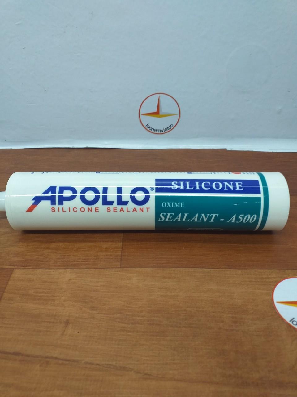 Keo Silicon Apolo A500( xám, đen, trắng trong, trắng sữa) 300ml