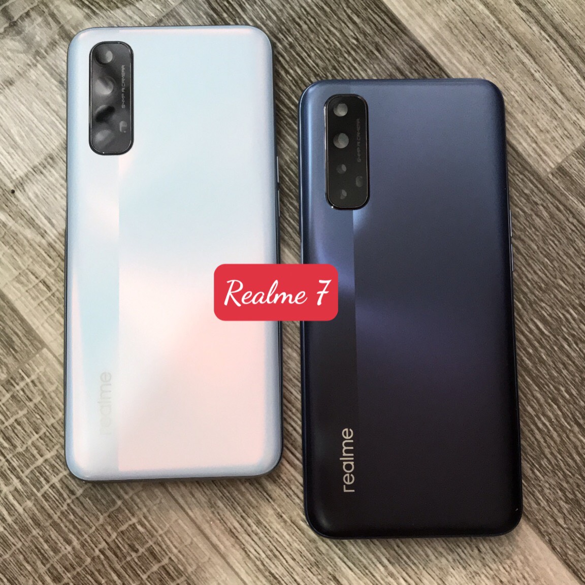 Bộ vỏ zin new Realme 7 (bộ có lưng sườn phím kính camera)