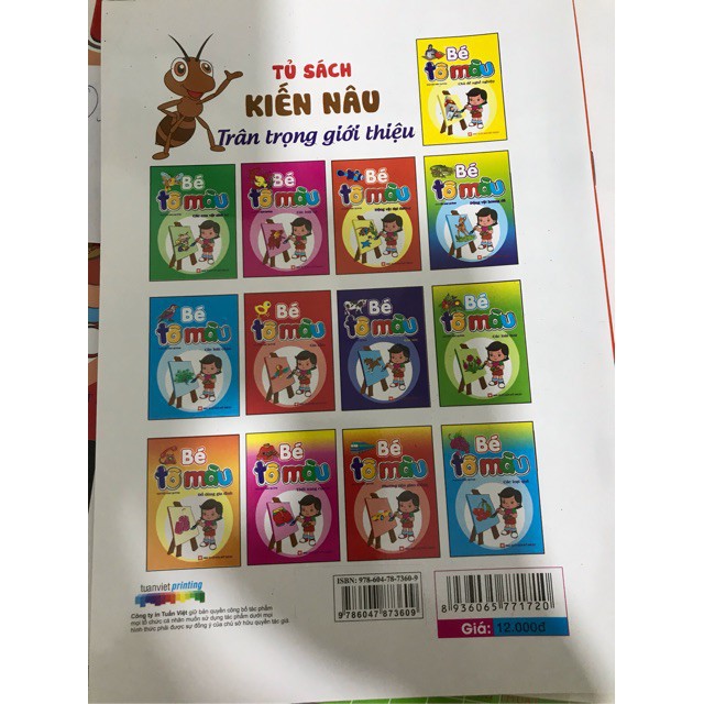 10 quyển vở cho bé tô màu