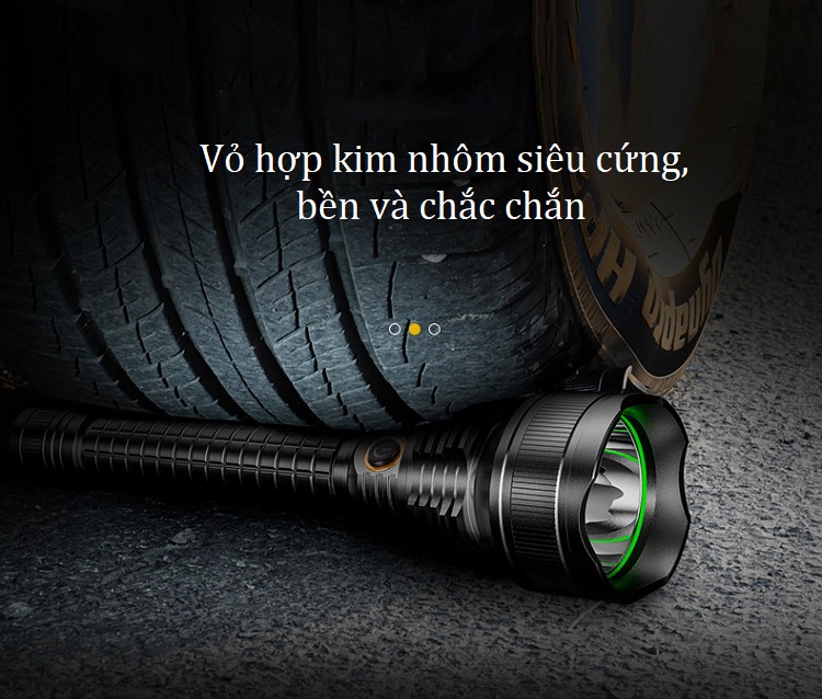 Đèn pin siêu sáng Led P70 A18 vỏ đèn siêu cứng