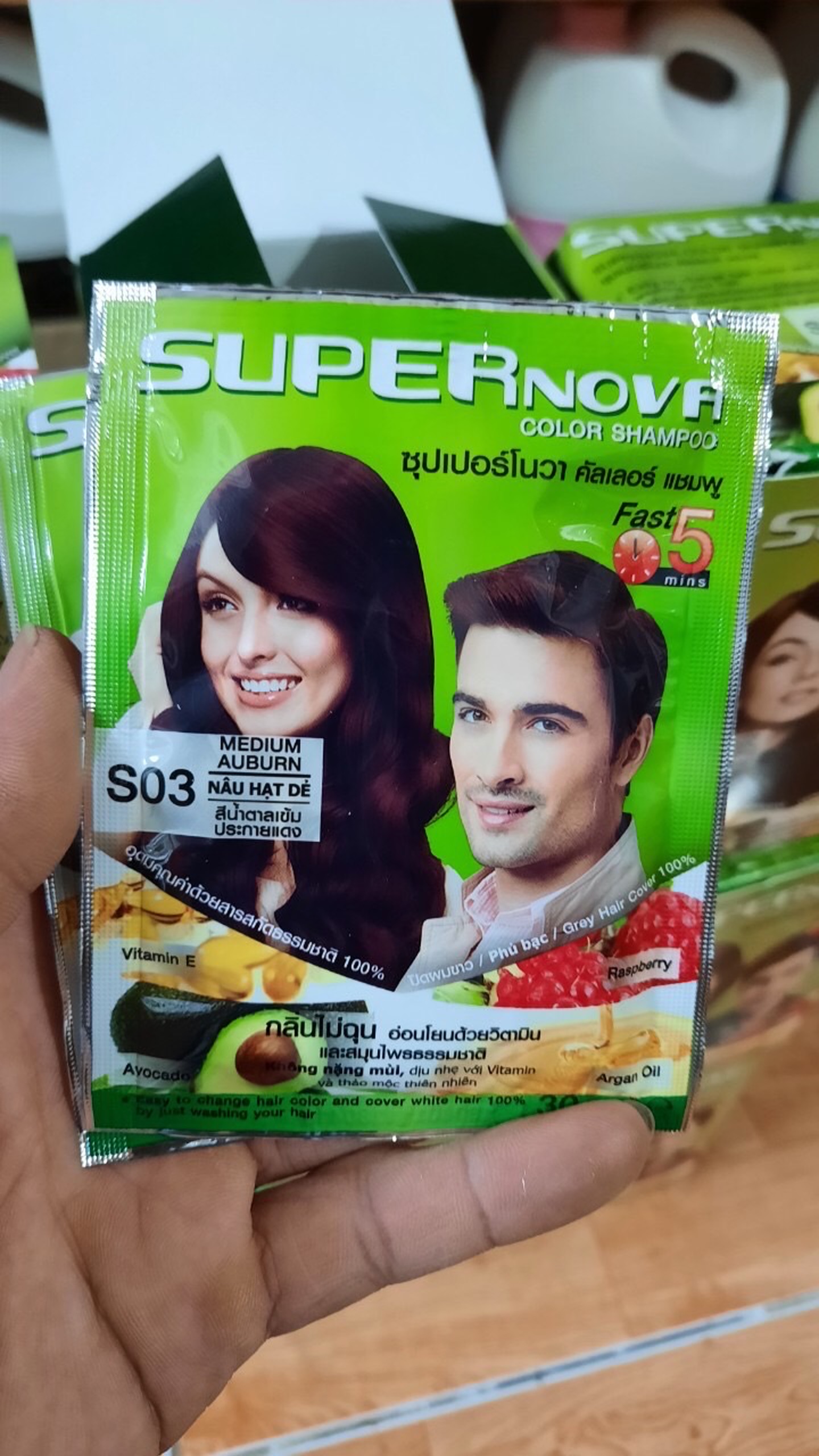 [HCM]Thuốc nhuộm tóc Super Nova thảo dược 30ml