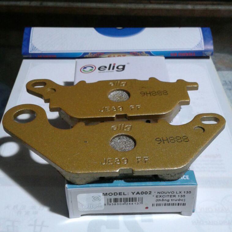 Bố thắng (má phanh) đĩa trước cho SIRIUS, NOVO LX, EXCITER135 hiệu Elig