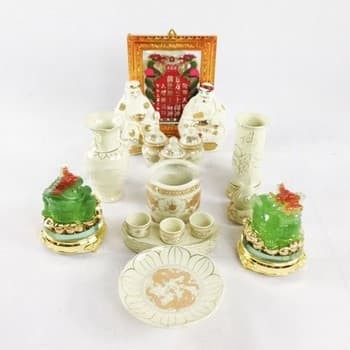 Bộ đồ thờ cúng ban thần tài thổ địa
