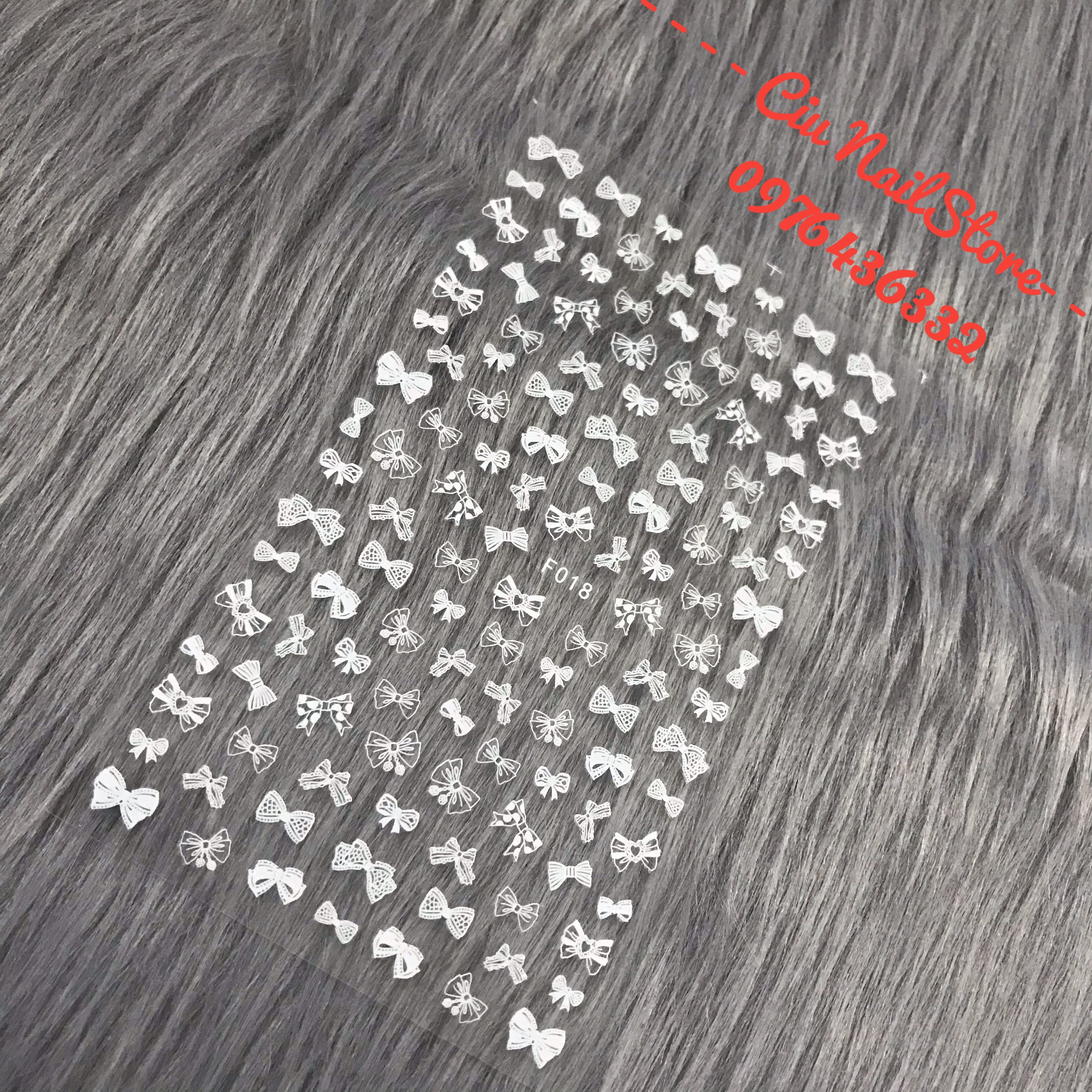 STICKER DÁN MÓNG HÌNH NƠ