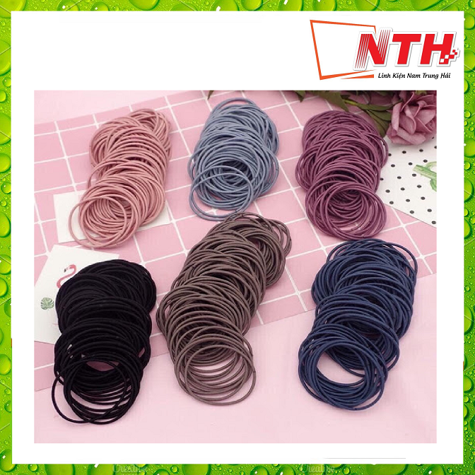 Thun cột tóc xinh xắn