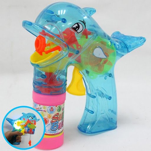 Bộ Đồ Chơi Cá Heo Bắn Bong Bóng Dành Cho Bé