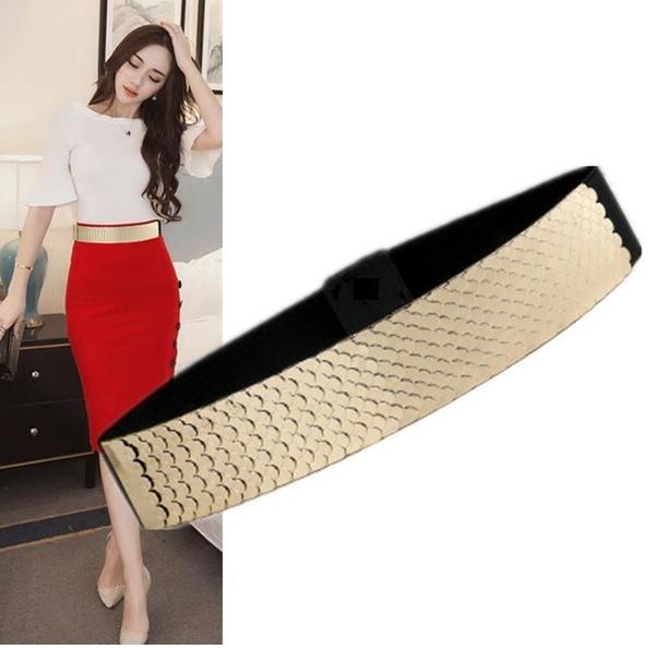 [HCM]Dây nịt nữ đẹp Thắt lưng nữ đầm váy fish belt 5cm
