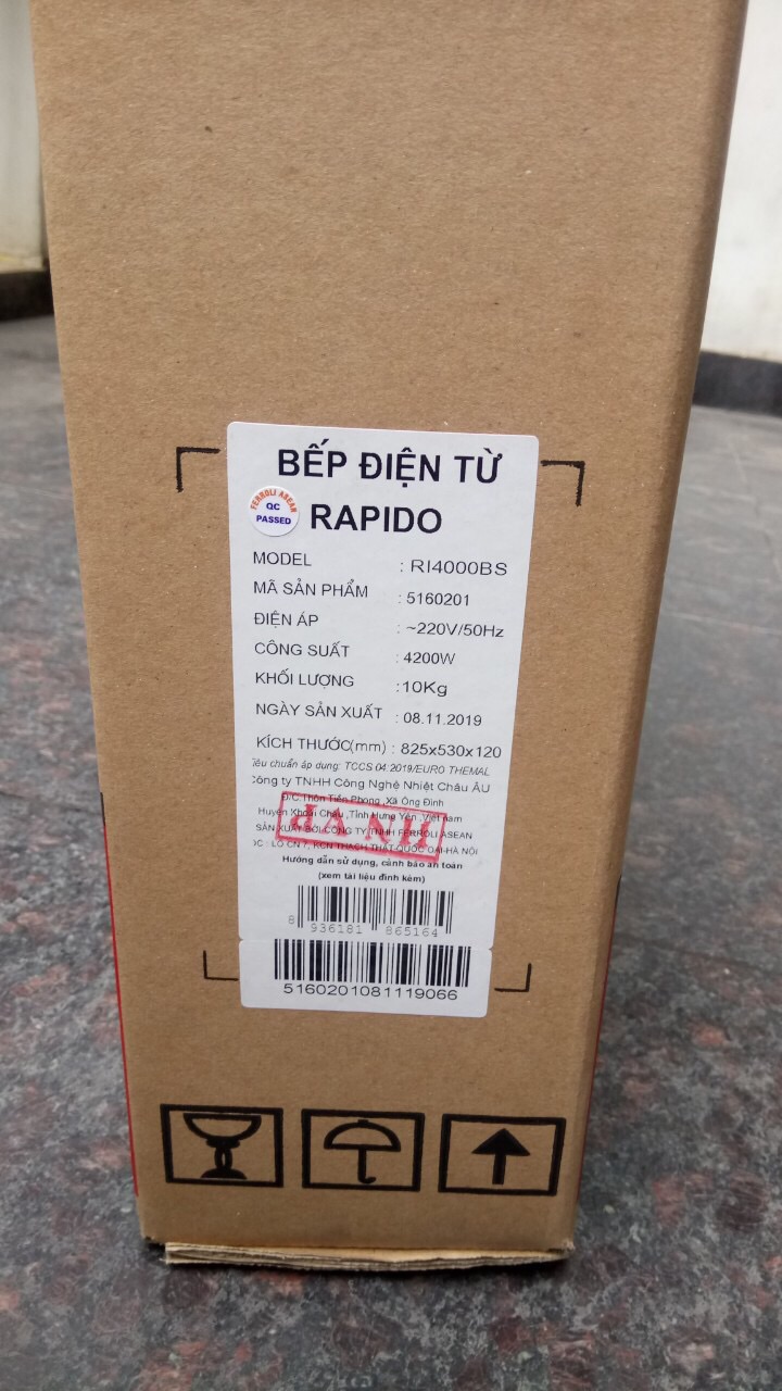 Bếp từ đôi dương Rapido chính hãng
