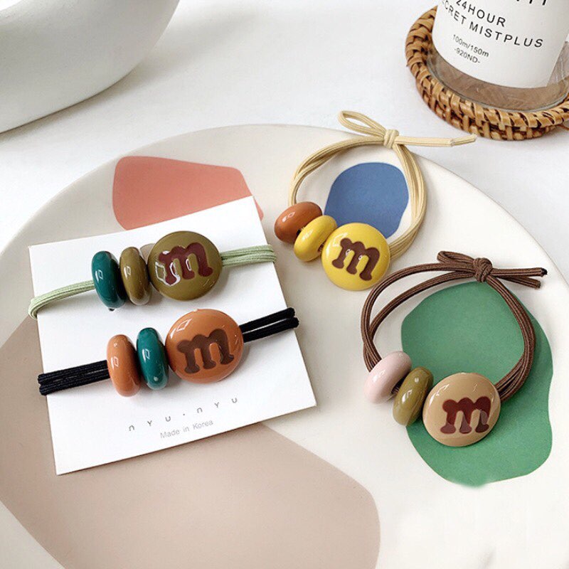 [HCM]Dây cột tóc dễ thương nhiều màu sắc - Sara Accessories