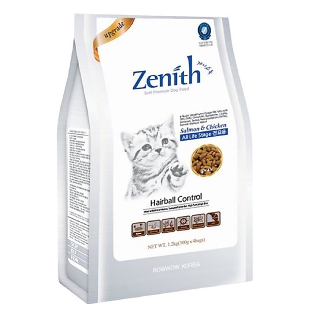 Thức ăn cho mèo mọi lứa tuổi Zenith 300g Phụ kiện Long Vũ