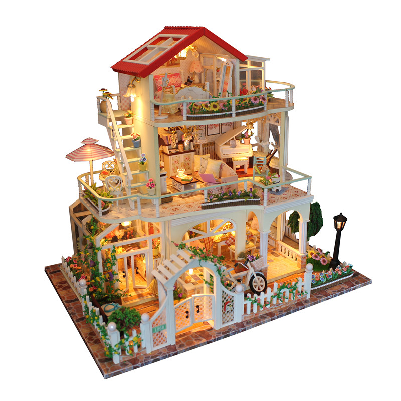 Mô hình nhà búp bê diy house -13845