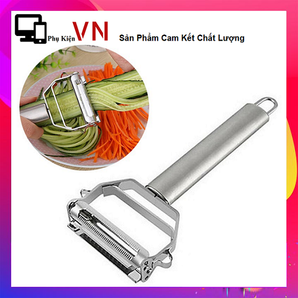 ⚡ Dụng Cụ Gọt, Bào Sợi Rau Củ Quả inox Đa Năng - Dao Gọt Vỏ Bào Sợi Rau Củ Quả Đa Năng Bằng Inox ⚡