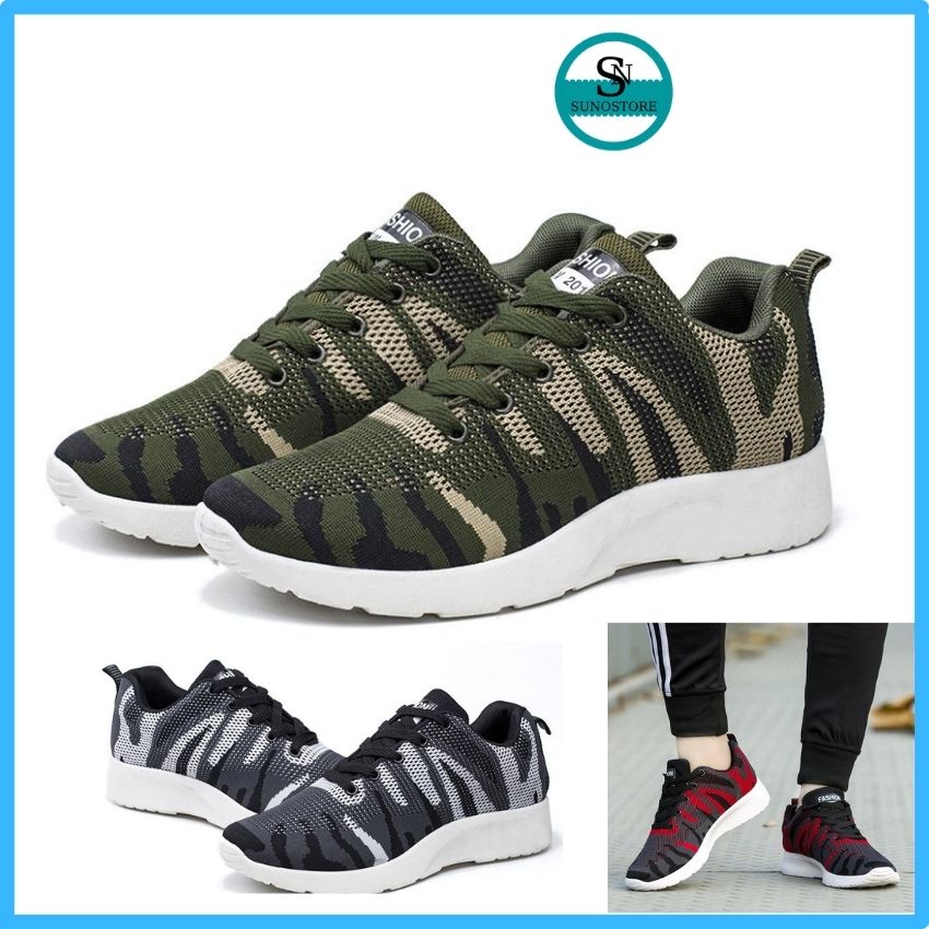 Giày Thể Thao Nam Sneaker Siêu Nhẹ Êm Chân Mang Đi Làm ,Chạy Bộ