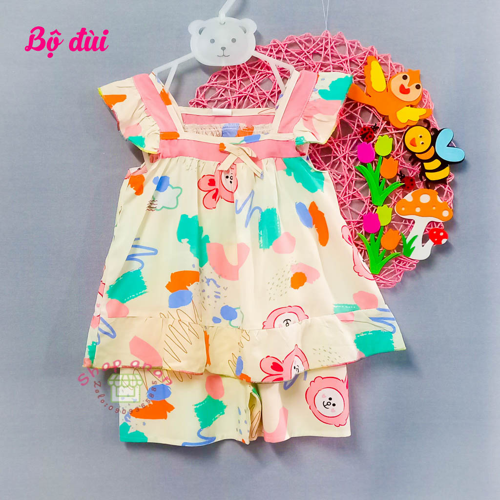 [13-14kg]Bộ tole đùi/lửng bé gái 13-14kg