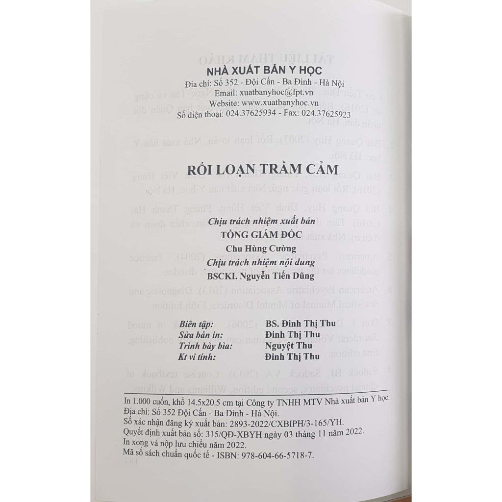 Rối Loạn Trầm Cảm