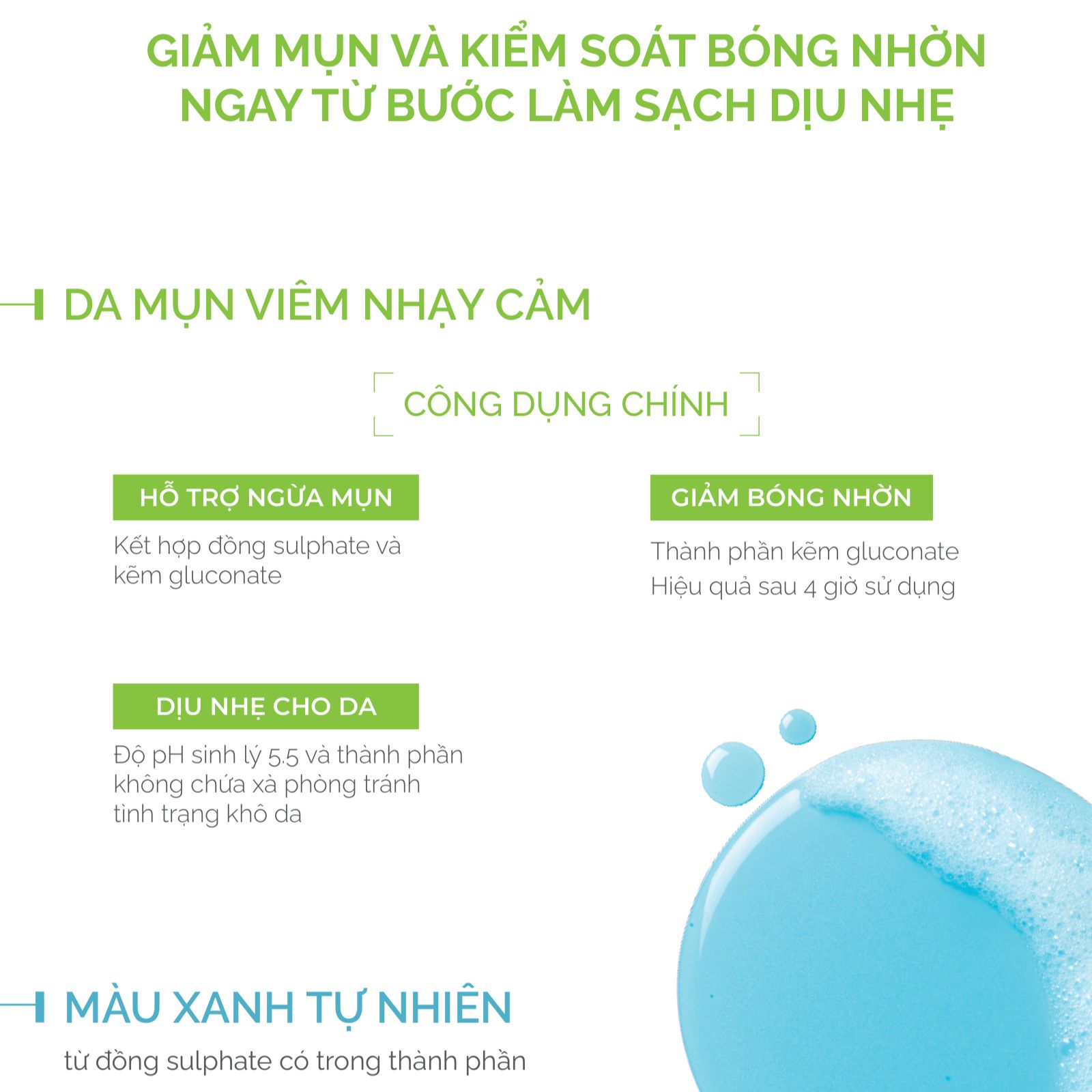 BIODERMA Sữa Rửa Mặt Sebium Gel Moussant Cleansing Foaming Gel cho da dầu mụn nhạy cảm