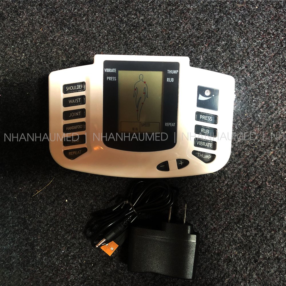 MÁY MASSAGE CHÂM CỨU BẤM HUYỆT ĐA NĂNG 8 MIẾNG DÁN
