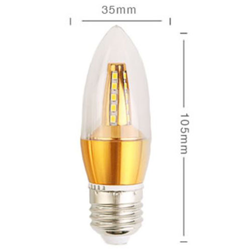 Combo 5 combo 10 bóng đèn nến Led đui E27 kiểu dáng độc đáo