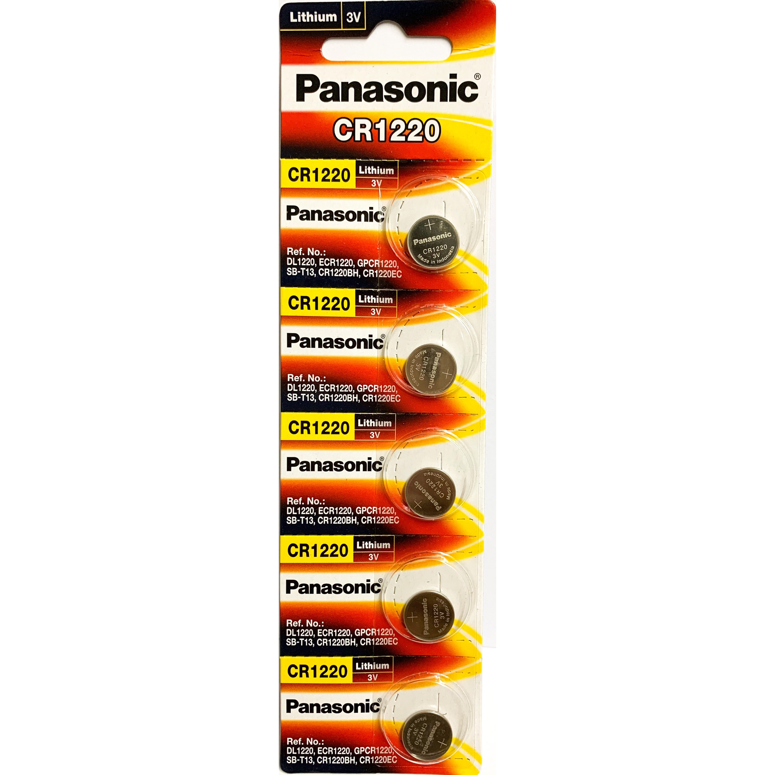 VỈ NĂM VIÊN PIN CMOS PANASONIC 1220-AT