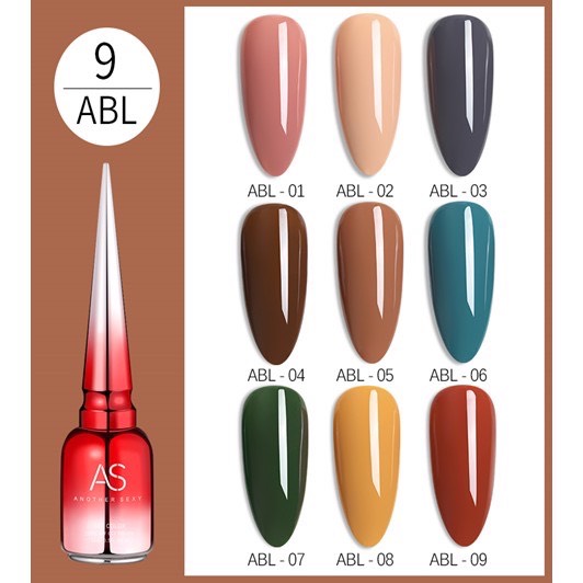 [HCM]Sơn gel AS 15ML (dành cho tiệm nail chuyên nghiệp) - ABL