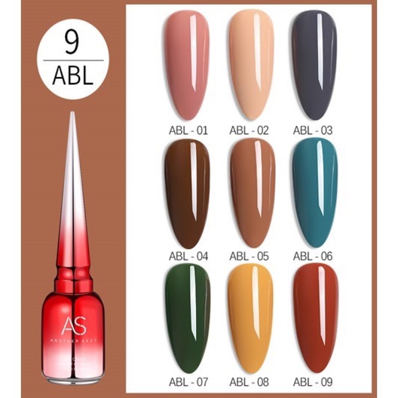 [HCM]Sơn gel AS 15ML (dành cho tiệm nail chuyên nghiệp) - ABL nhập khẩu