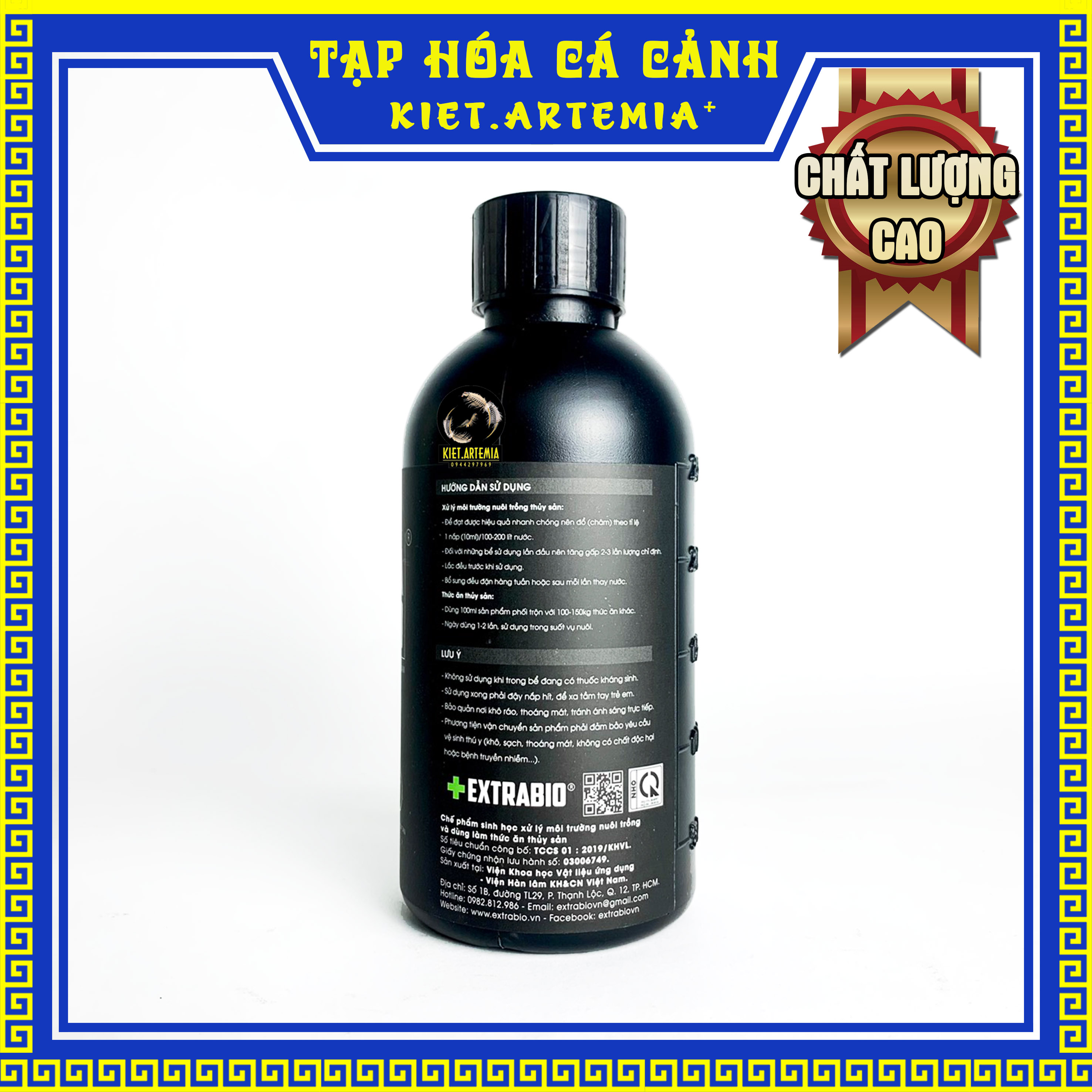 Vi sinh làm trong nước bể cá Extrabio, men vi sinh hồ cá Vs Bio