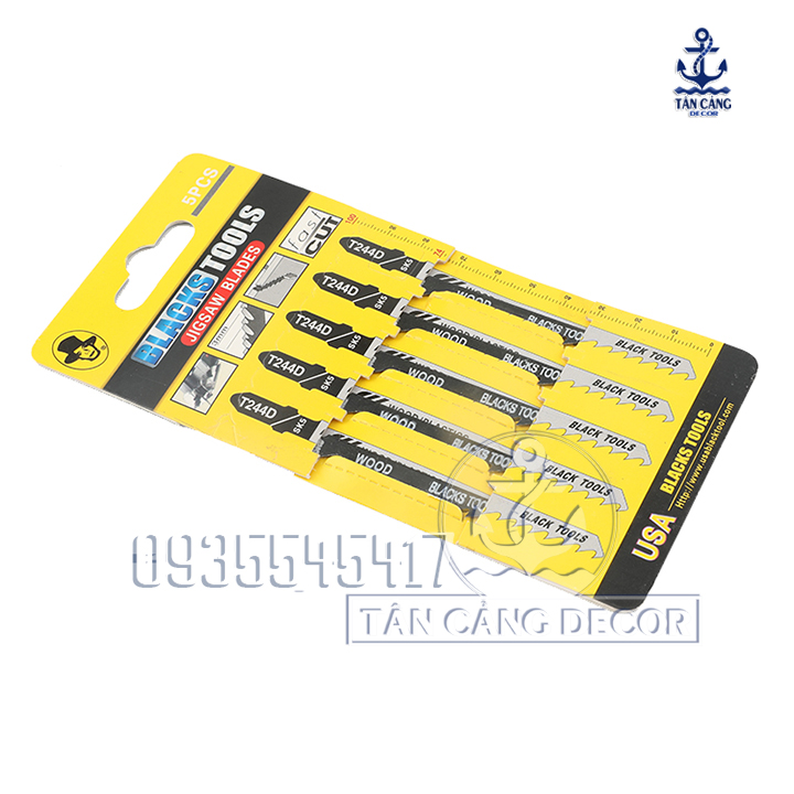 Bộ lưỡi cưa lọng gỗ Blacks Tools T244D