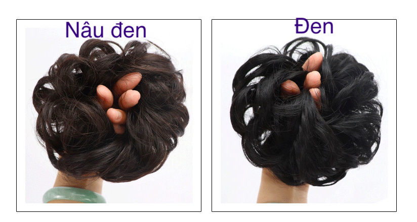 (ĐƯỢC CHỌN MÀU ) BÚI TÓC GIẢ RỐI LOẠI MỎNG SIÊU NHẸ TRẺ TRUNG - TÓC GIẢ