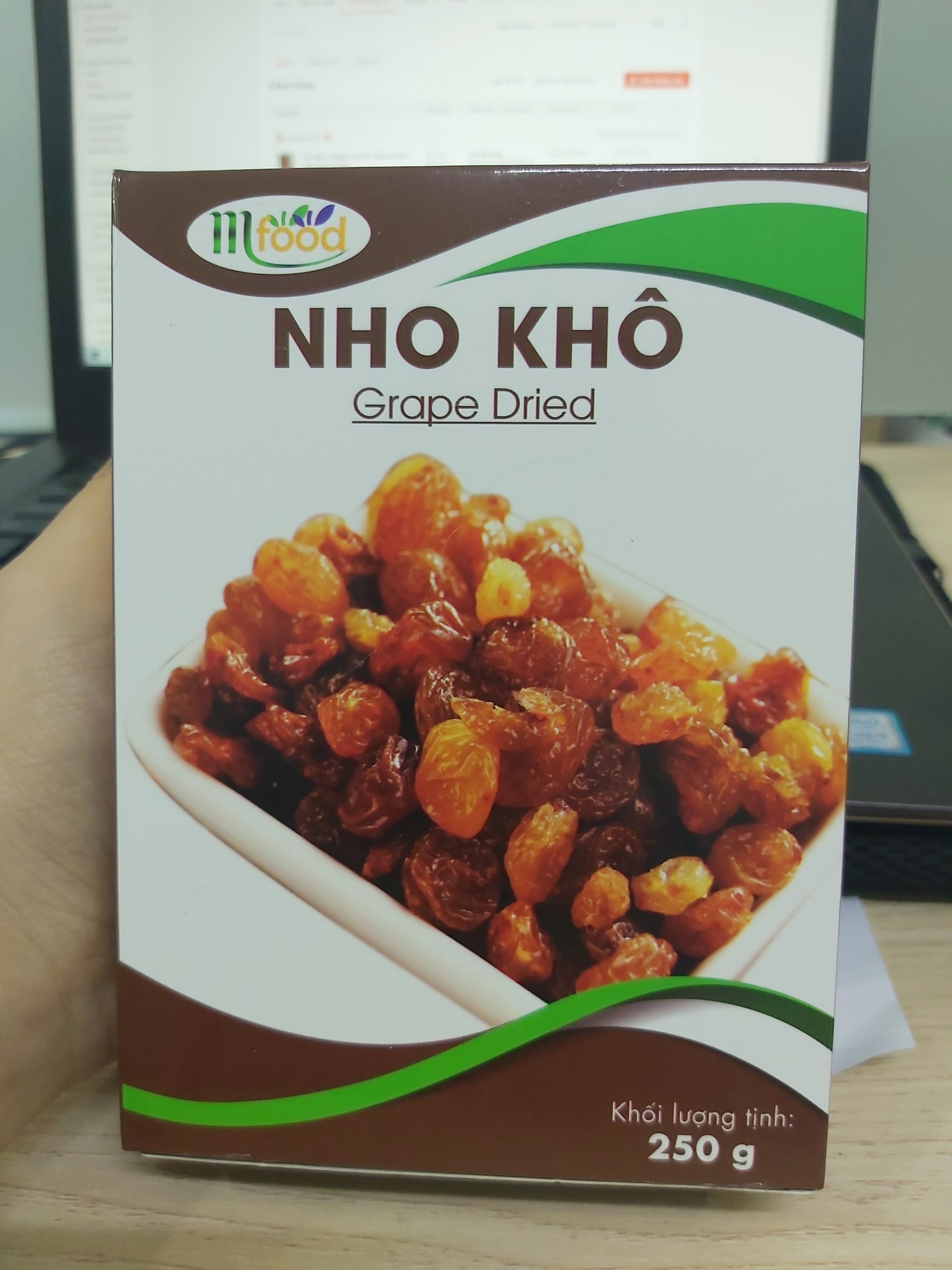 Nho khô chile đen hộp 250gr