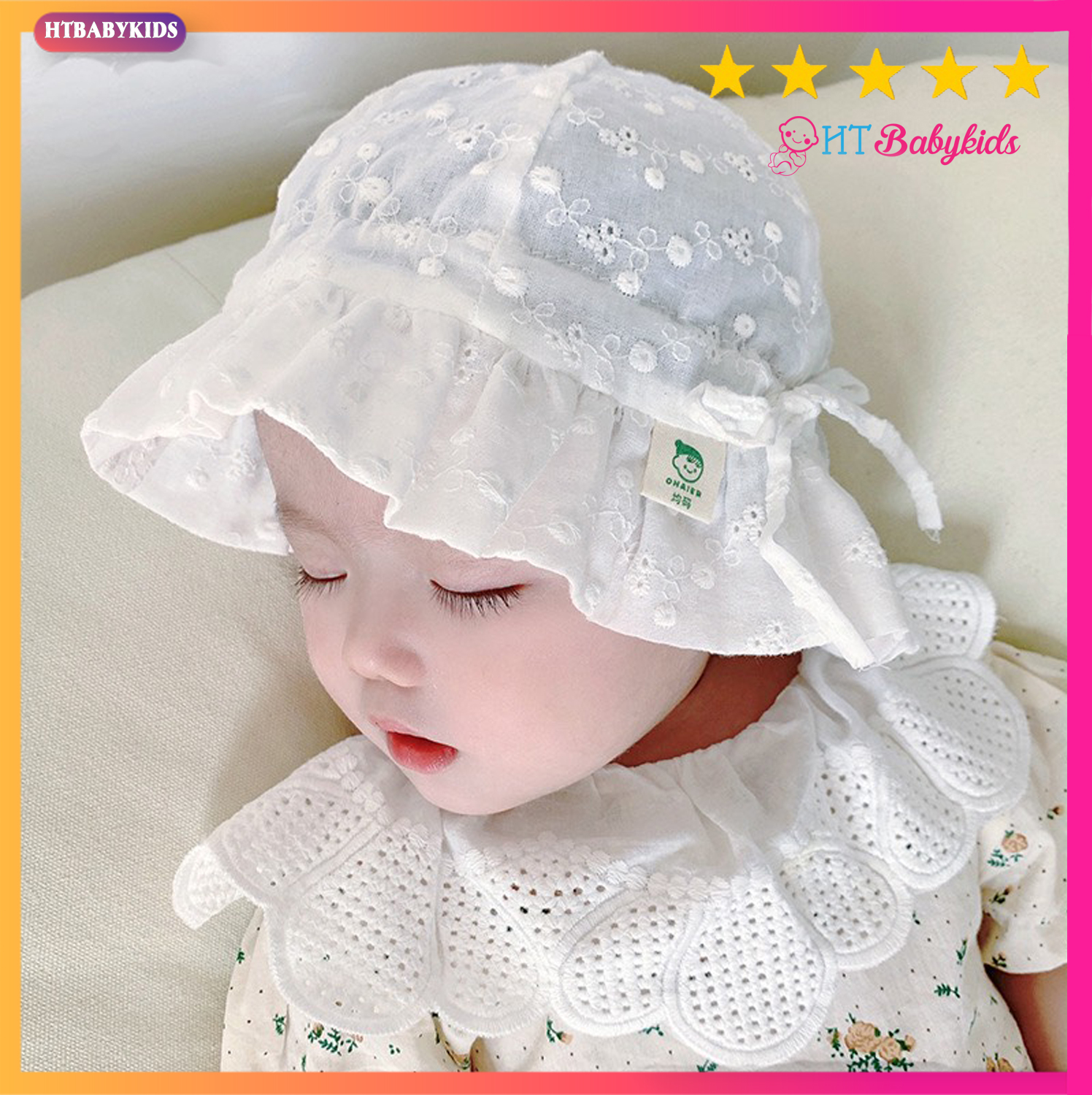 Mũ Tiểu Thư Cho Bé Gái Cực Đáng Yêu