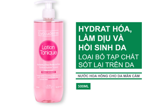 Nước Hoa Hồng Evoluderm 500ml