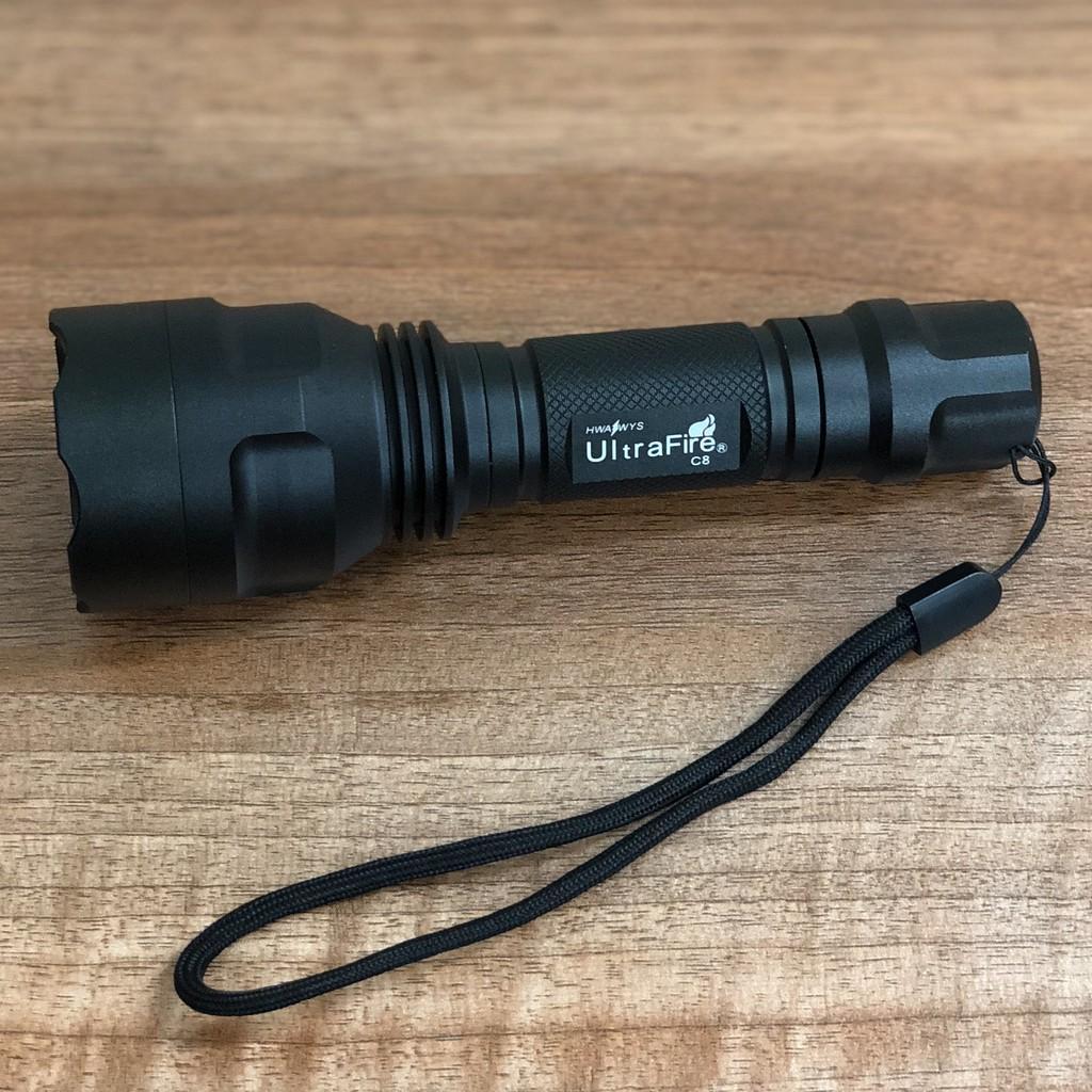 [HCM]Đèn pin siêu sáng C8 hiệu UtraFire.L2