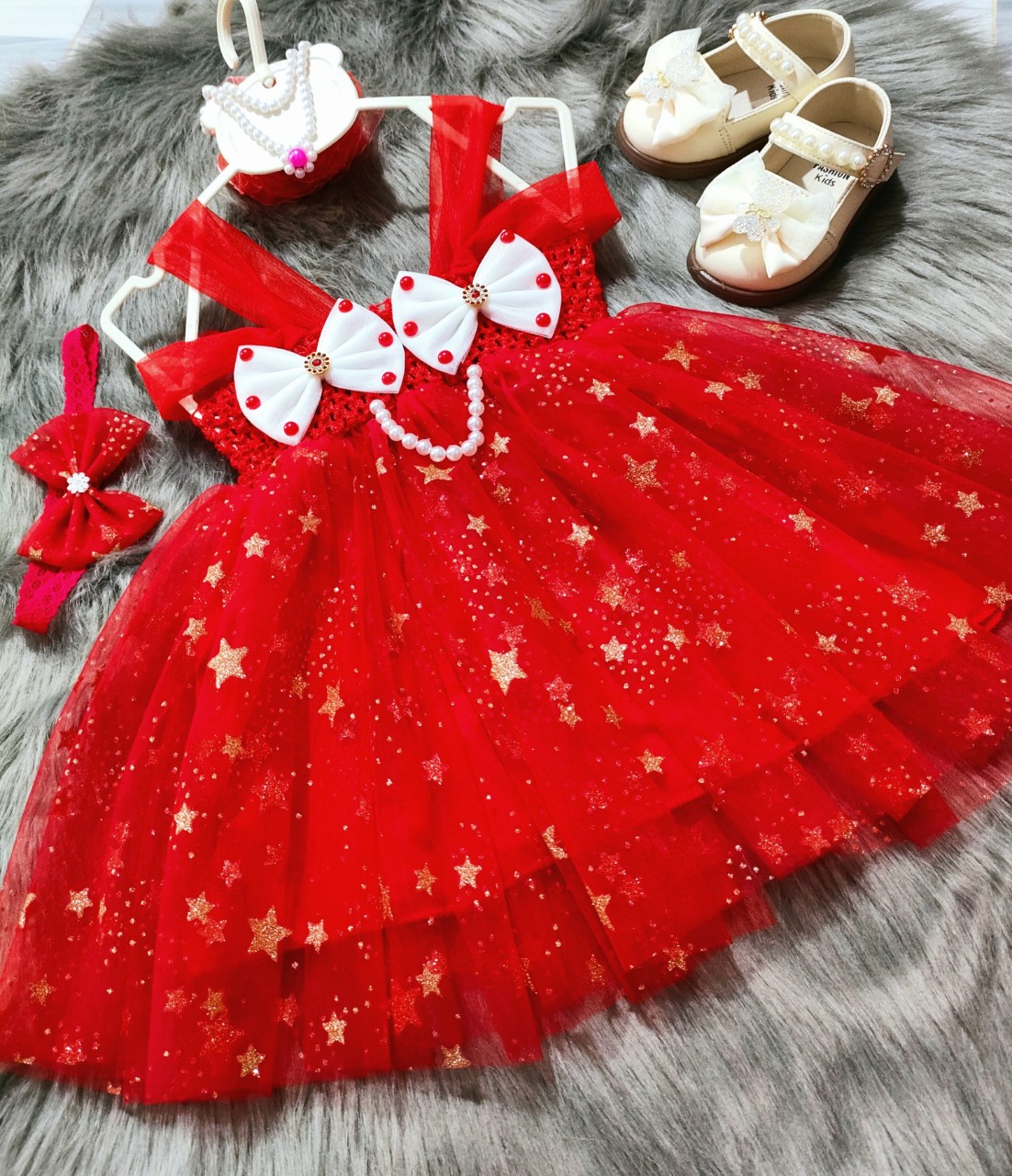 Váy công chúa bé gái V19, Đầm cho bé
