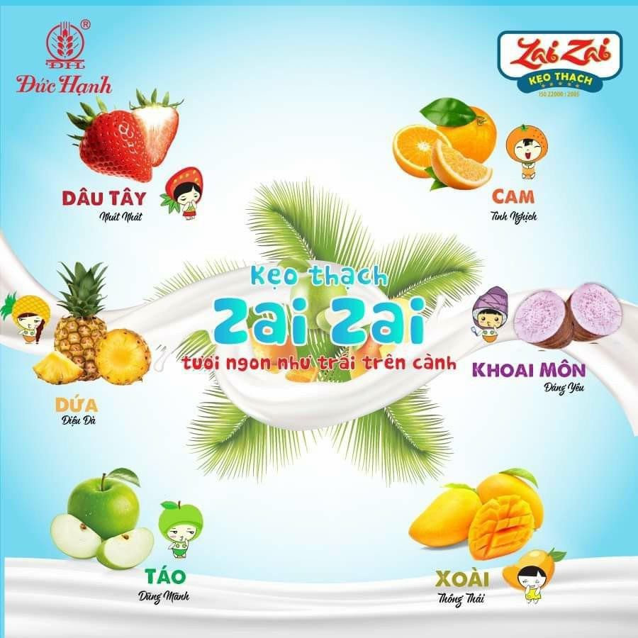 1Kg Kẹo Thạch Hoa Quả Zai Zai