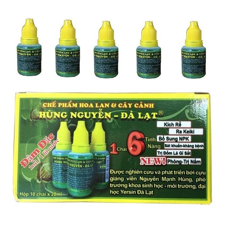 Set 5 lọ chế phẩm kích mầm Hùng Nguyễn cho hoa lan cây cảnh lọ 20ml