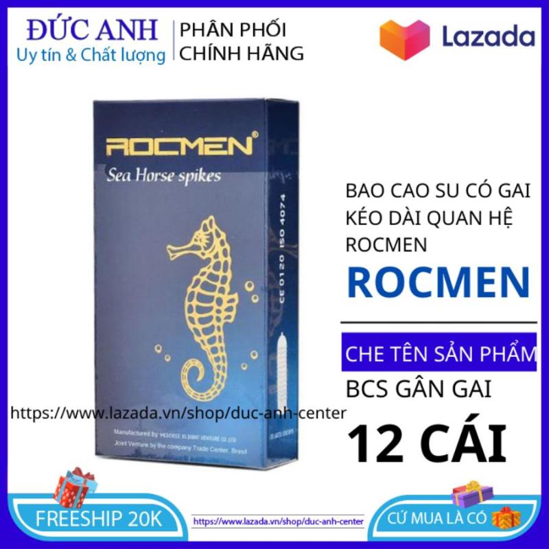 Bao cao xu gai Rocmen cá ngựa 12 chiếc ( che tên ) - bao cao xu nữ