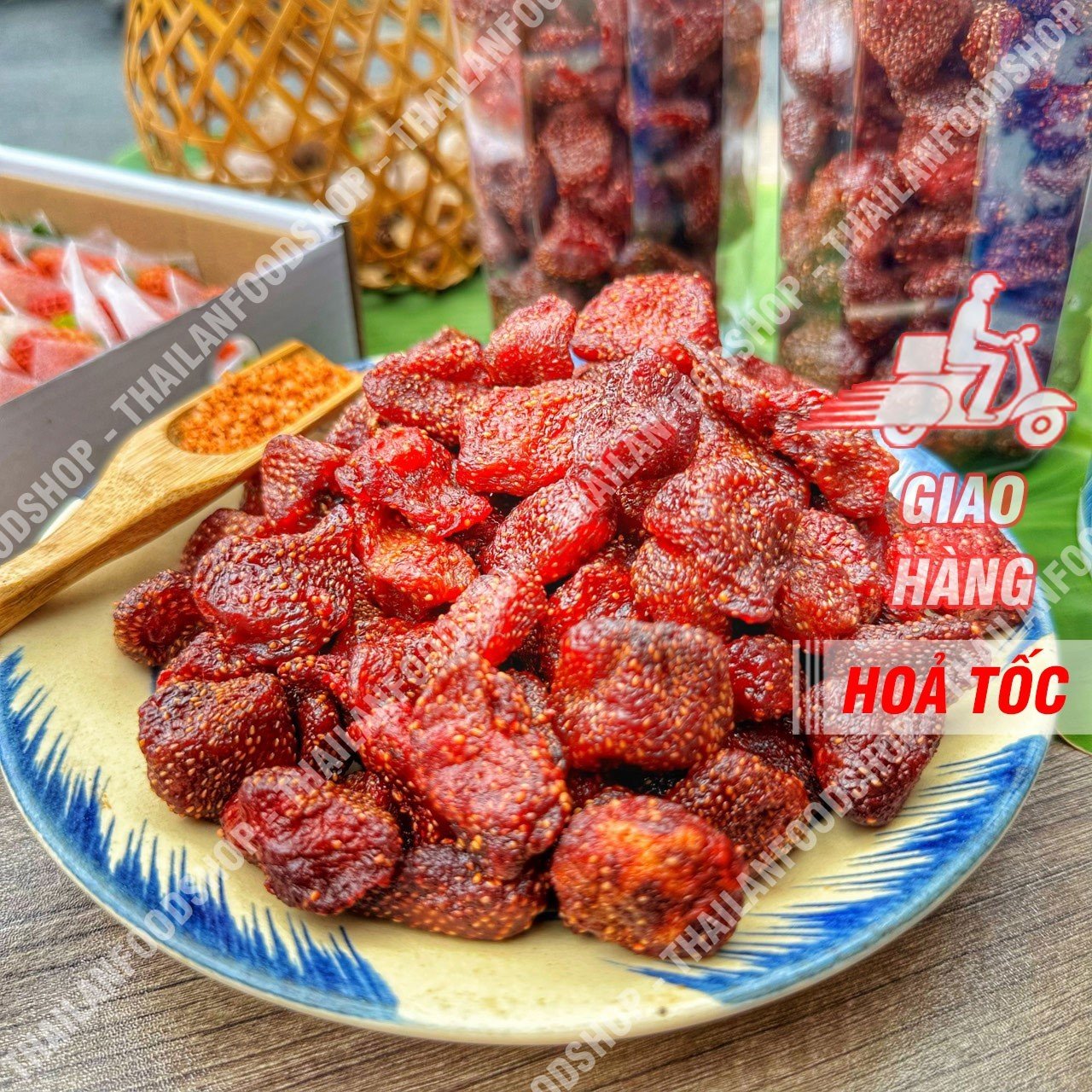 Dâu Tây Sấy Dẻo Thái Lan