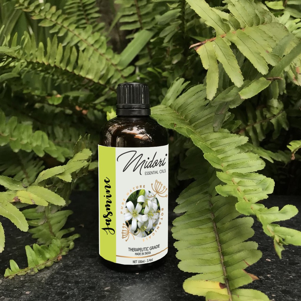 100ml tinh dầu hoa nhài jasmine midori oils nguyên chất đậm đặc ấn độ
