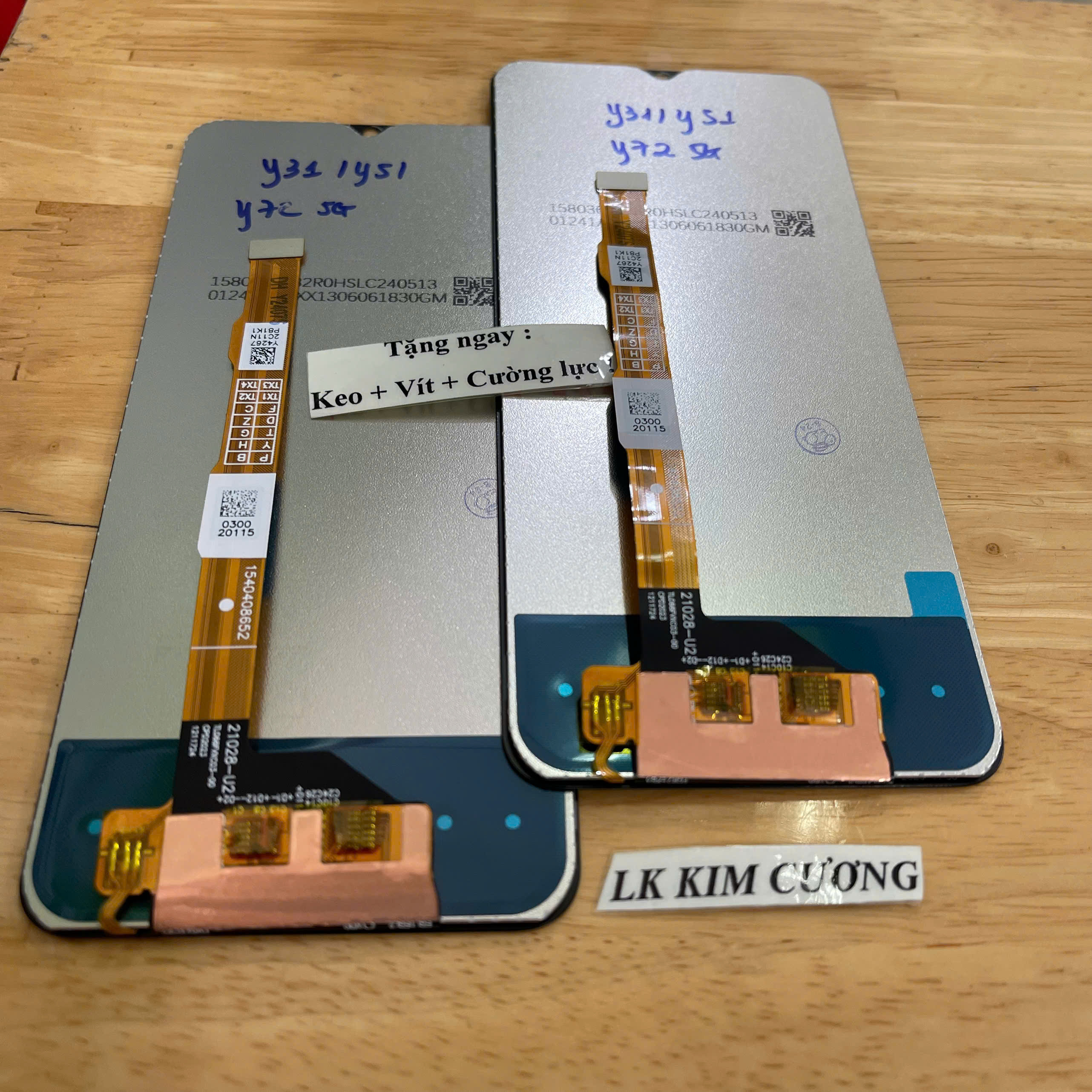 Màn hình tương thích vivo Y72 - 5G ( Y51- 2020 / Y52/ Y31 2020/ Y53S) - MÀU ĐEN