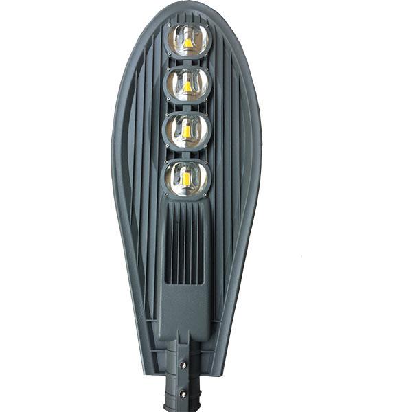 Đèn đường LED 200W hình chiếc lá thân đen siêu sáng LEDCOM
