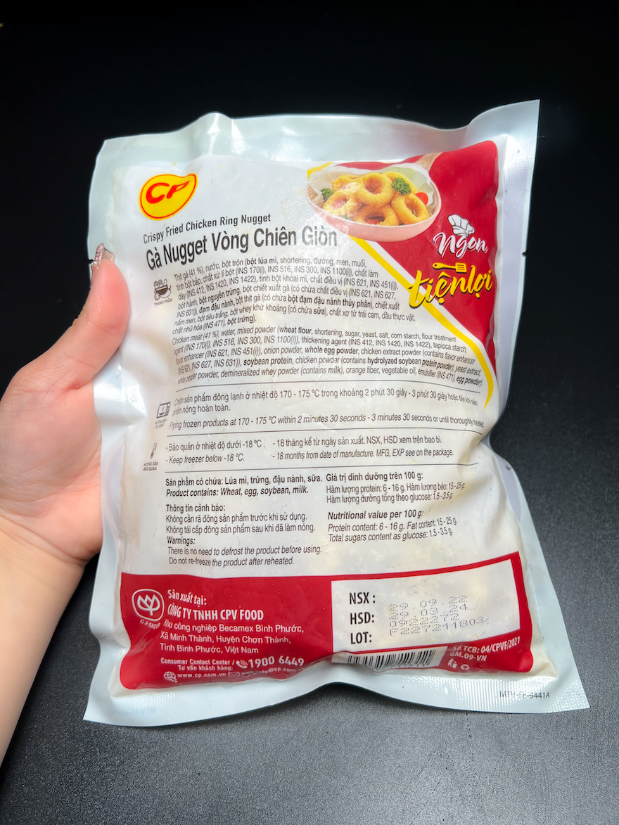 [HN-sieure] Combo 3 GÓI GÀ NUGGET VÒNG