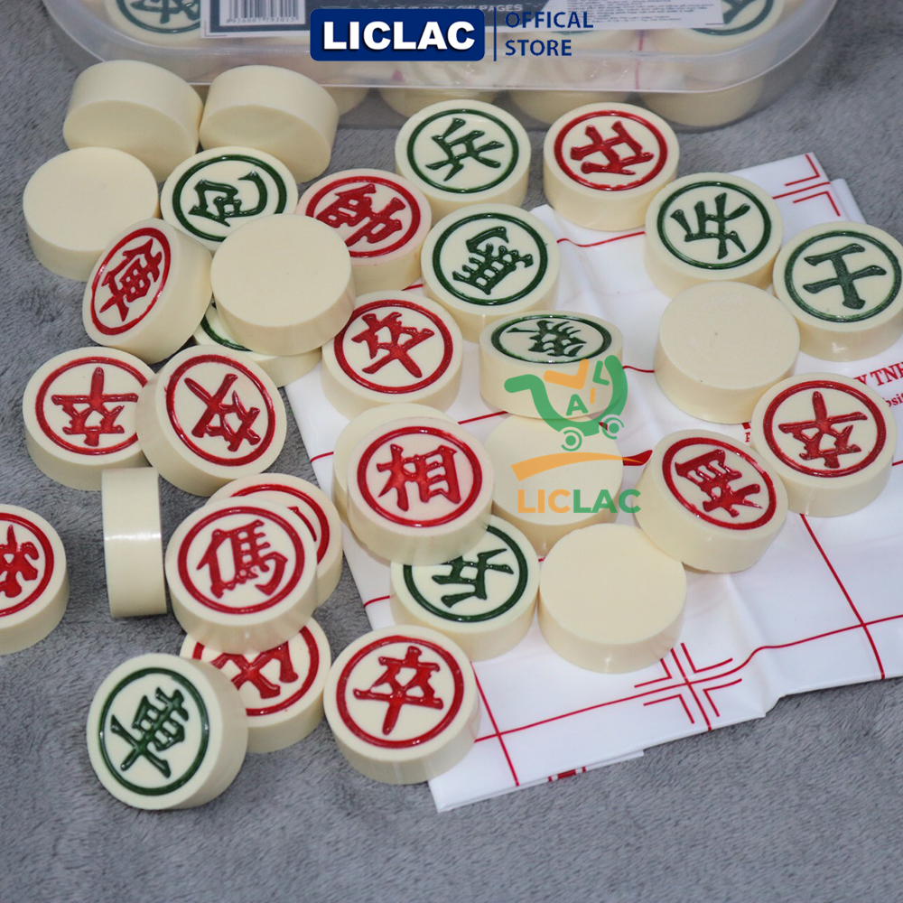 Bộ cờ tướng Liên Hiệp Thành hộp Oval ( Size LỚN ) quân cờ bằng nhựa Melamine Đặc Ruột Cao Cấp, Đồ chơi Boardgame giúp bé phát triển tư duy - LICLAC