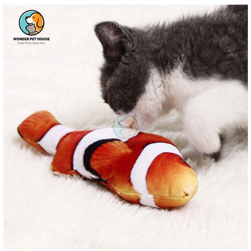 [ Cá Nhồi Catnip] Thú Nhồi Catnip Cho Mèo Vui Nhộn