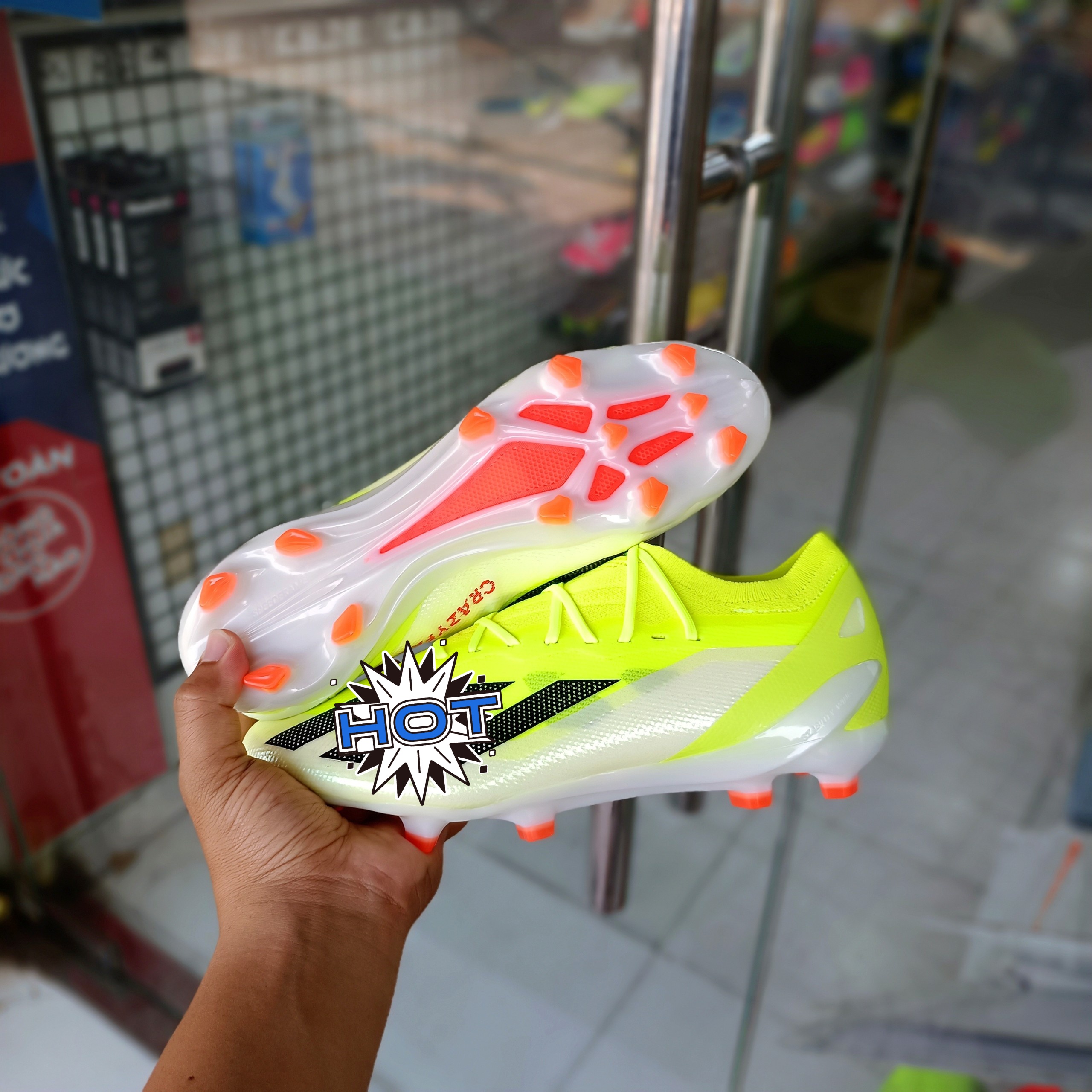 giày đá bóng X Crazyfast.1 FG ( Tặng tất+hộp)