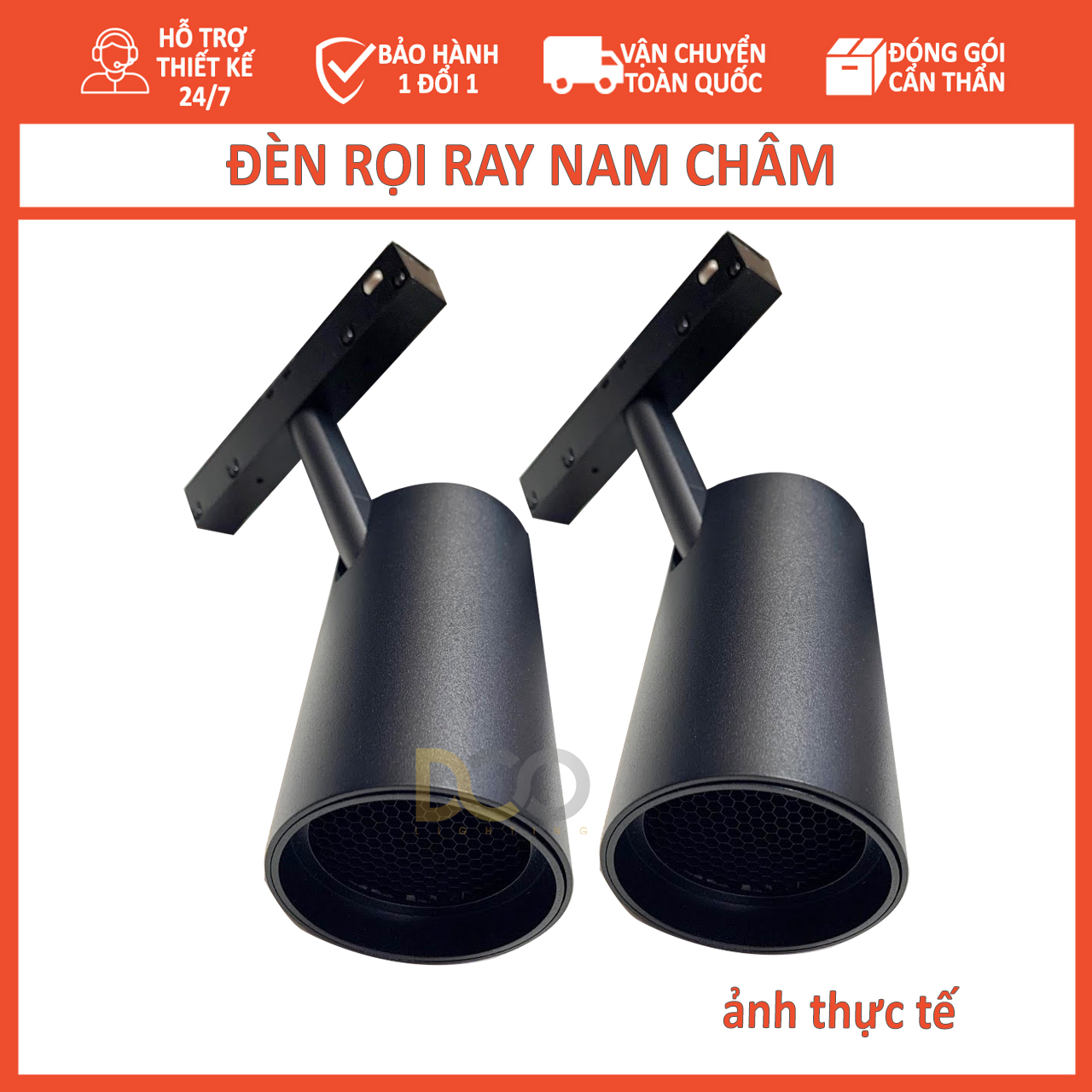 Đèn rọi ray nam châm chíp Brigdlux 7W /10W/12W/20W (Track light)