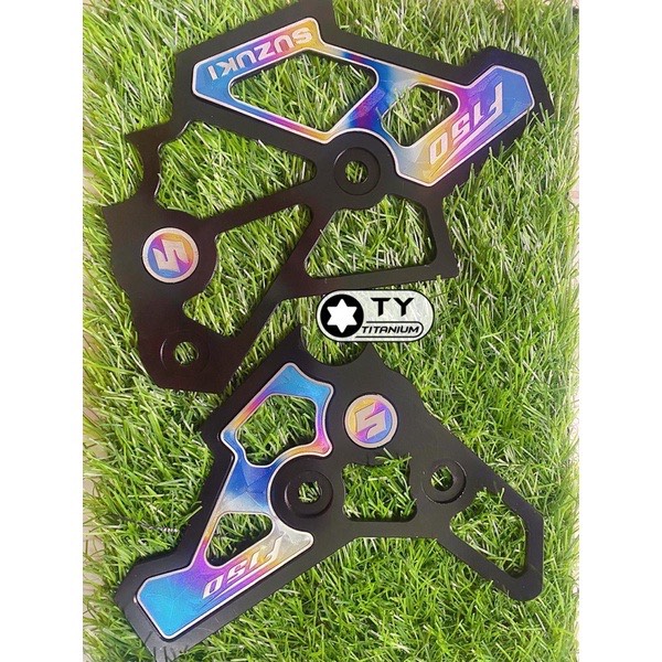 Nẹp sườn Satria Raider Nhôm kèm tem Titan siêu đẹp