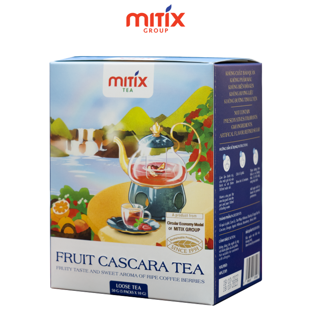 Mitix Tea Trà Cascara hoa quả hộp 50gr